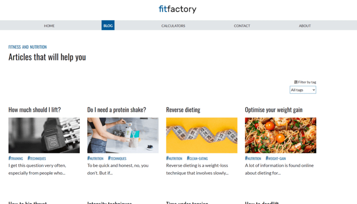Fit Factory screenshot